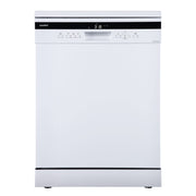 COMFEE' Freestanding Dishwasher FD1435E-W with 14 place settings, Full Size, 44dB, Wide LED Display