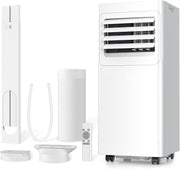 9000 BTU Portable Air Conditioner with Dehumidifier, Fan, Sleep Mode & Remote Control
