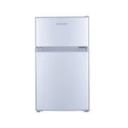 Cookology UCFF87SL 47cm Freestanding under counter Small Fridge Freezer in Silver