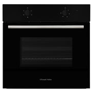 Russell Hobbs 70L, 60cm Wide, Single Electric Built-in Fan Oven and Grill in Black, 5 Oven Functions
