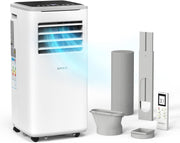 9000 BTU Portable Air Conditioner with Heating, Dehumidifier, Sleep Mode & Remote Control