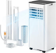 9000 BTU Portable Air Conditioner with Dehumidifier, Sleep Mode & Remote Control