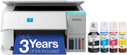 Epson EcoTank ET-2980 Wireless All-in-One Color Supertank Printer with Refillable Ink Tanks, 3 Years of Ink, Mobile Printing, 15 PPM, Color Touchscreen, Auto 2-Sided, White
