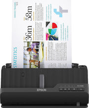 Epson Workforce ES-C320W - Wireless Compact Desktop Document Scanner - 2-Sided Scanning Auto Doc Feeder - Can Scan Paper and Cards - Black